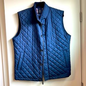 Brooks Brothers Navy Quilted Vest Size L